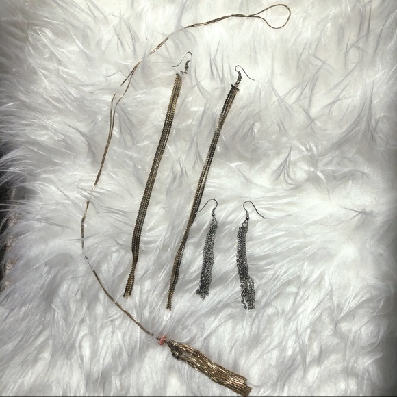 Gold & Silver Tassel Jewelry from H&M - Picture 1 of 3